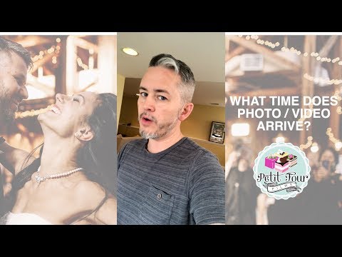 When Should My Photographer and Videographer Arrive?